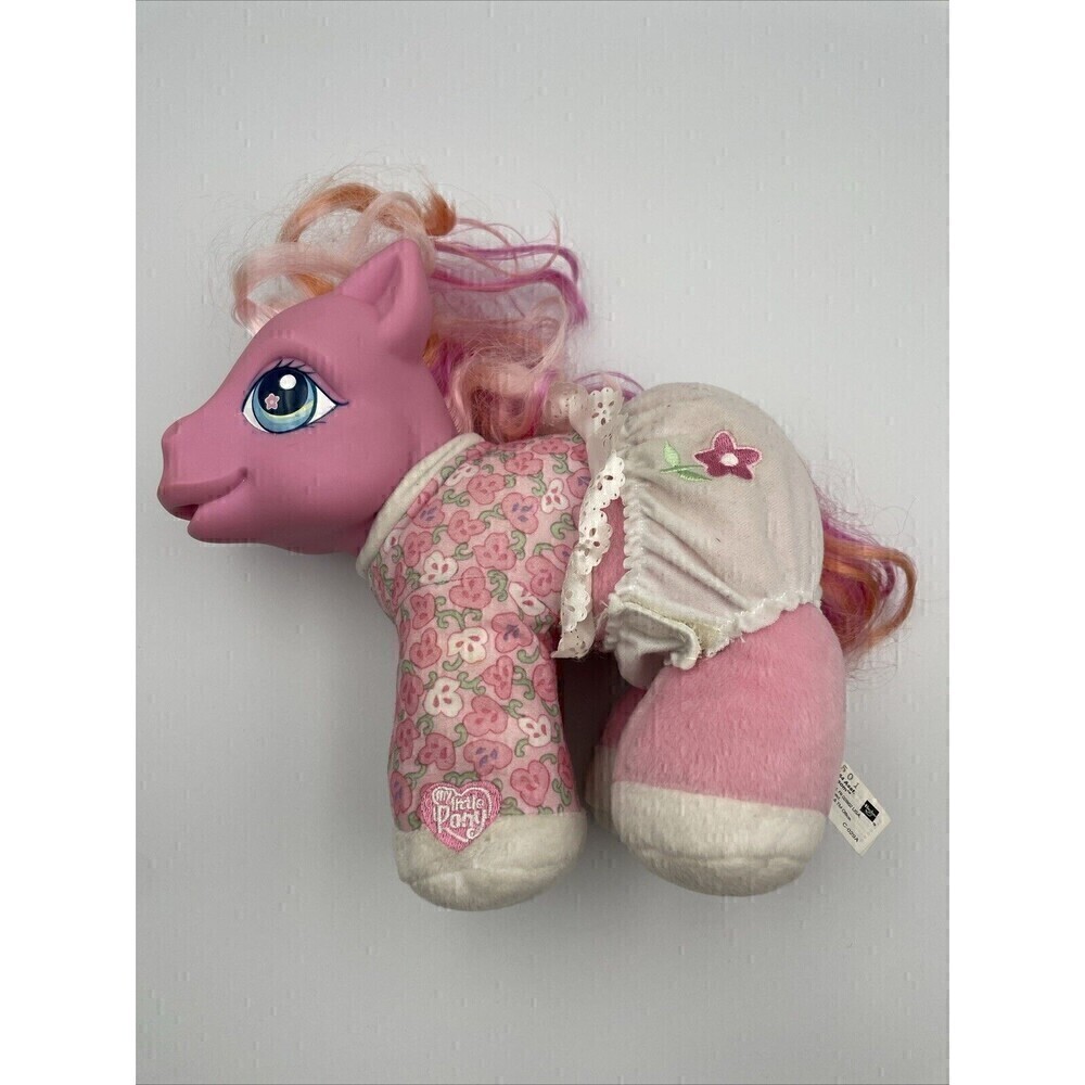 VTG 2003 HASBRO MY LITTLE PONY ROSE BLOSSOM Soft Plush Stuffed Animal Works LOL